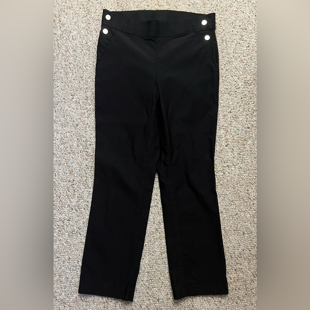 Rafaella Black Stretch Capris